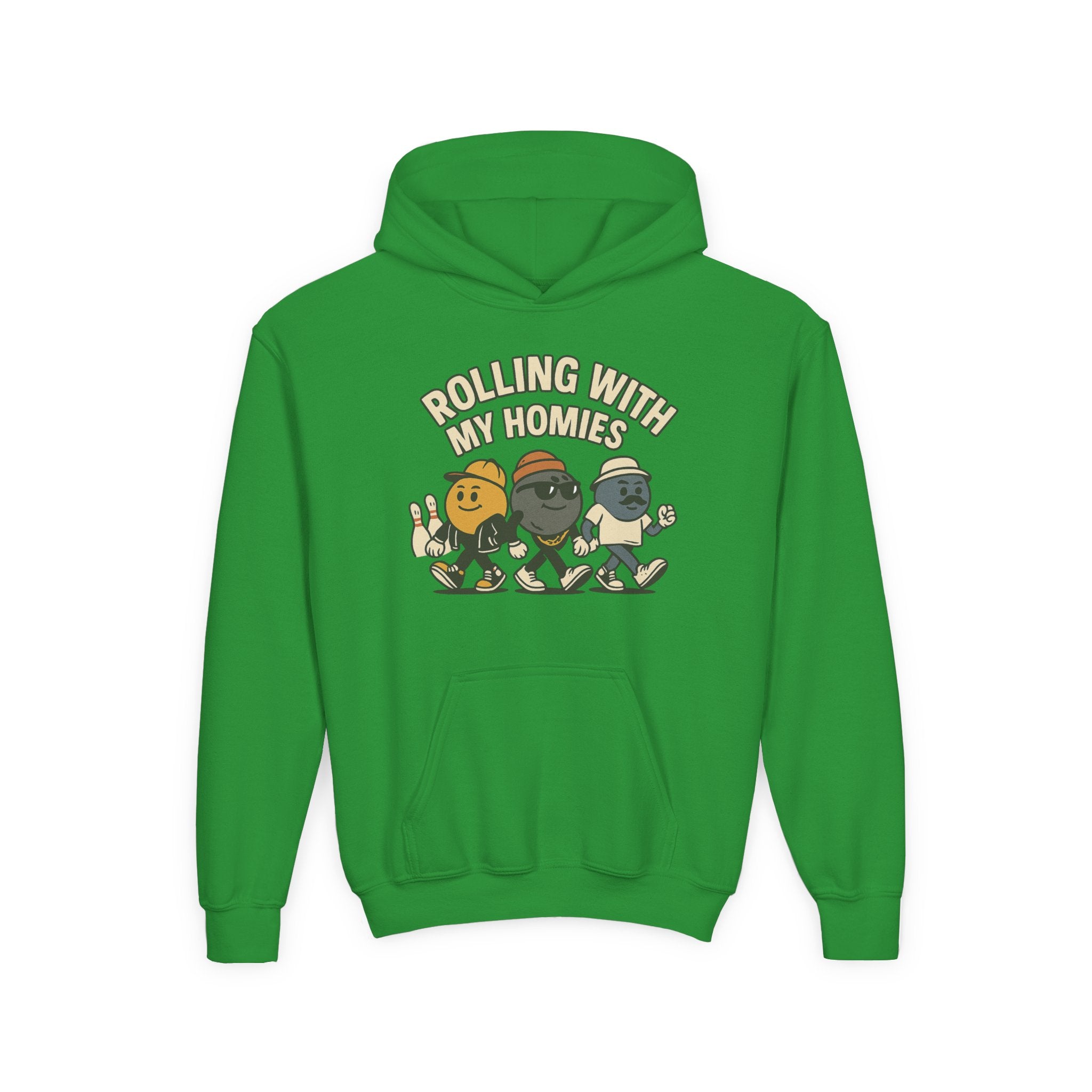 Rolling With My Homies Childrens Hoodie