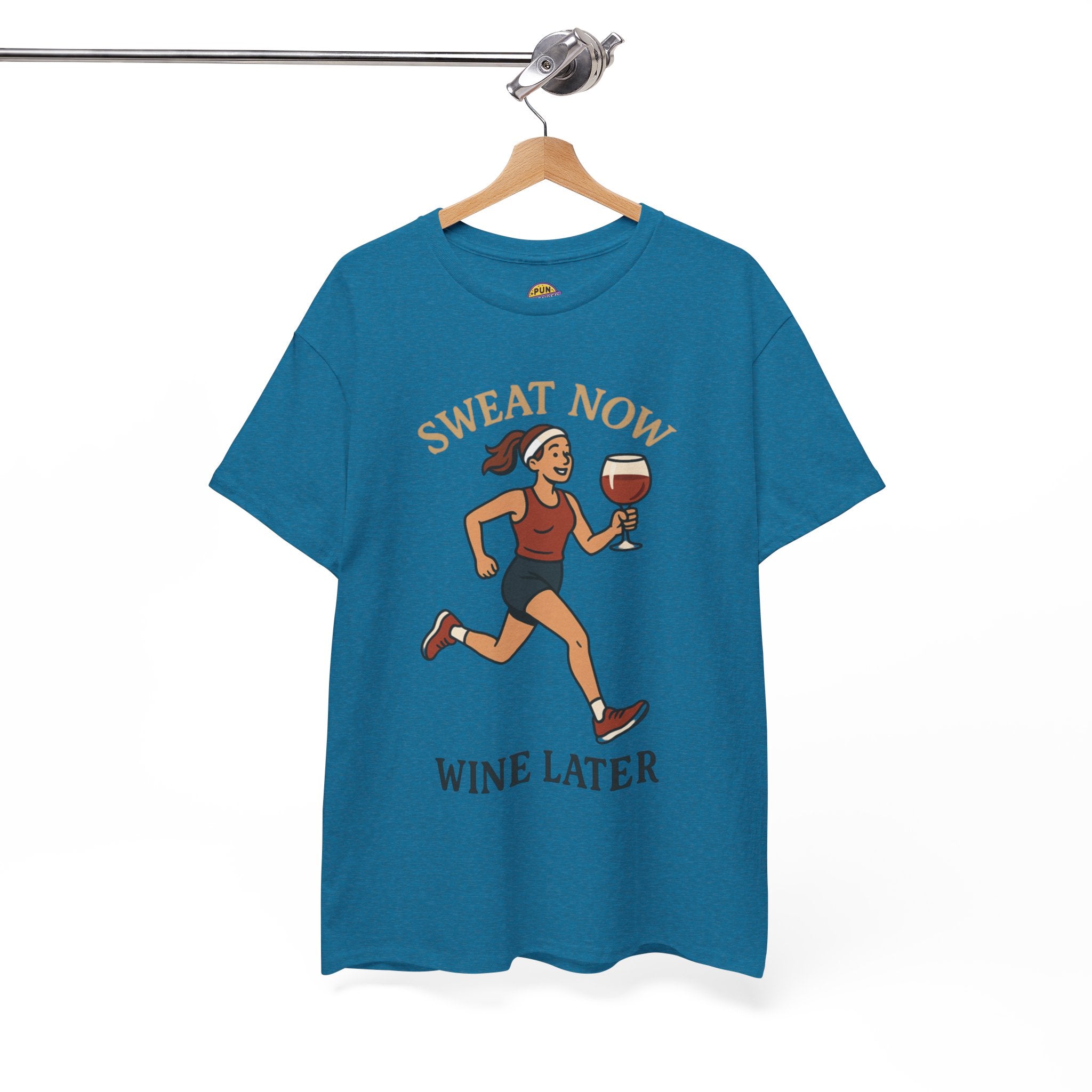 Sweat Now Wine Later T-Shirt
