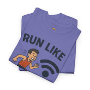 Run Like There’s Free WiFi at the Finish Line T-Shirt
