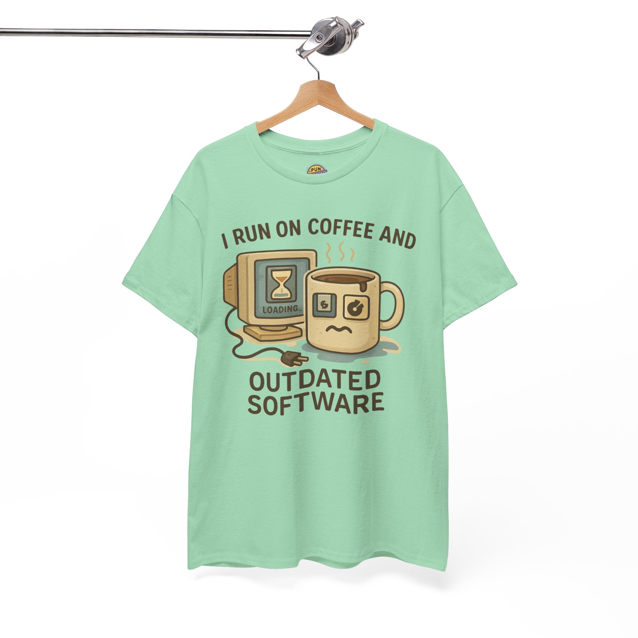 I Run on Coffee and Outdated Software T-Shirt
