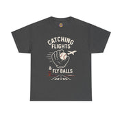 Graphic Tee - Catching Flights & Fly Balls