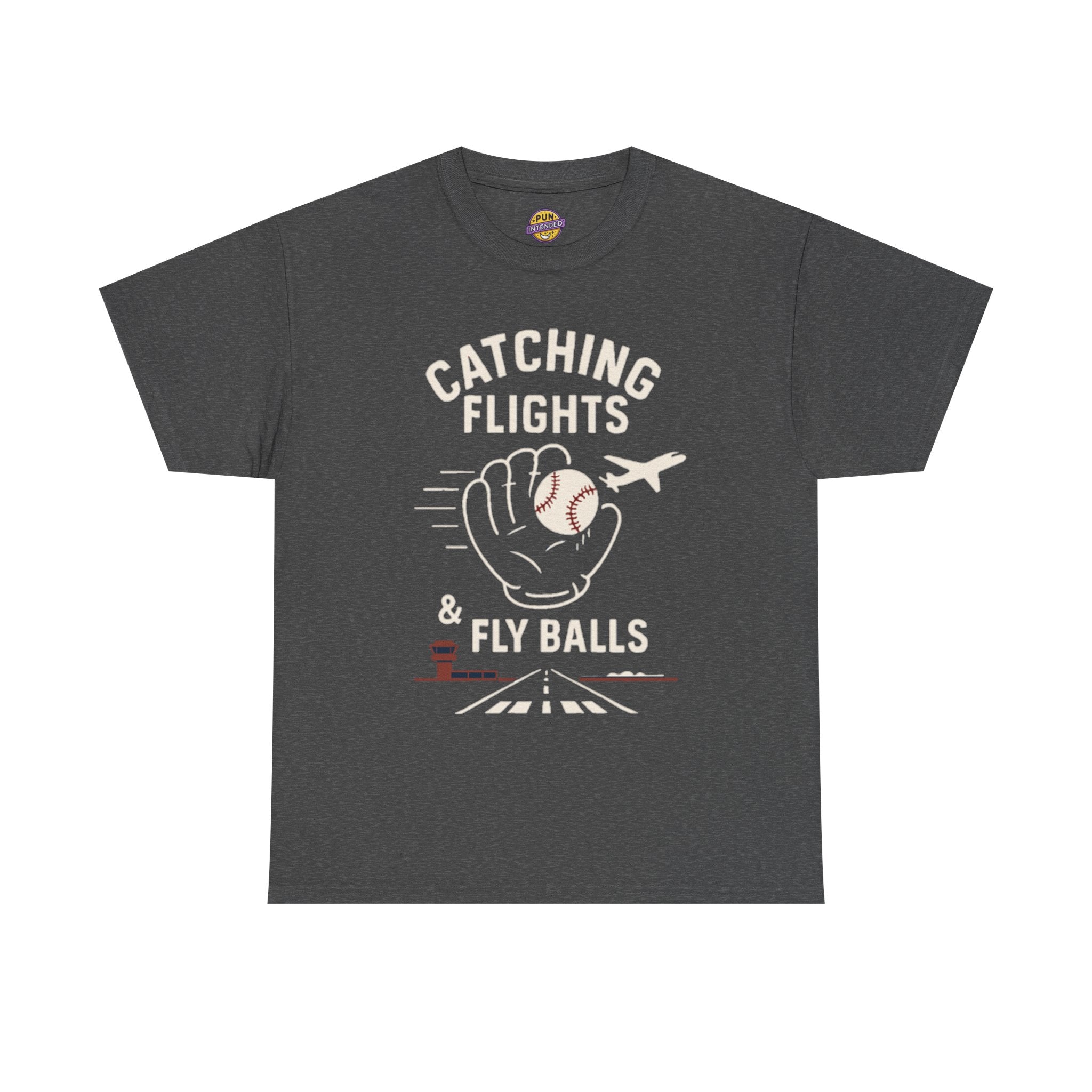 Graphic Tee - Catching Flights & Fly Balls