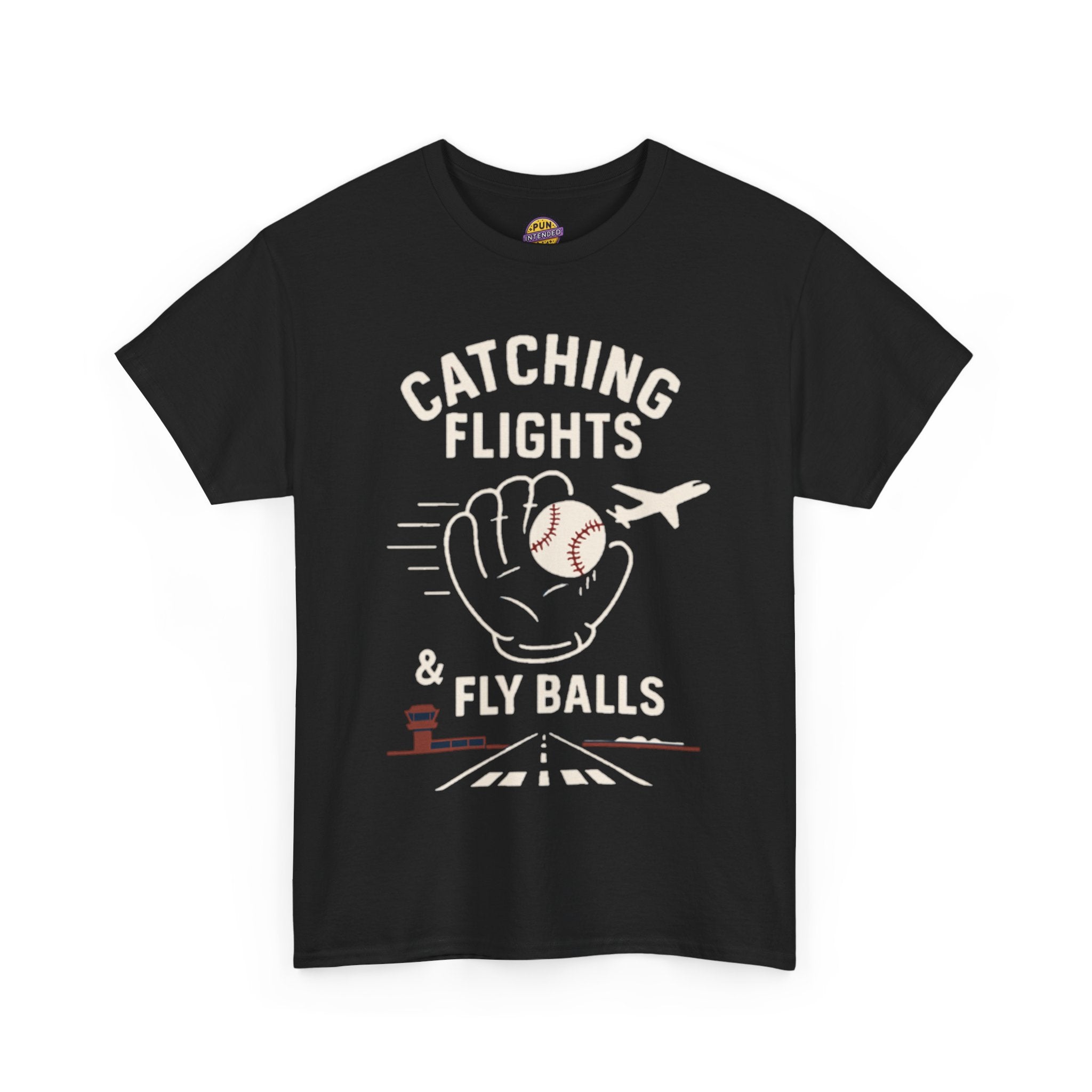 Graphic Tee - Catching Flights & Fly Balls