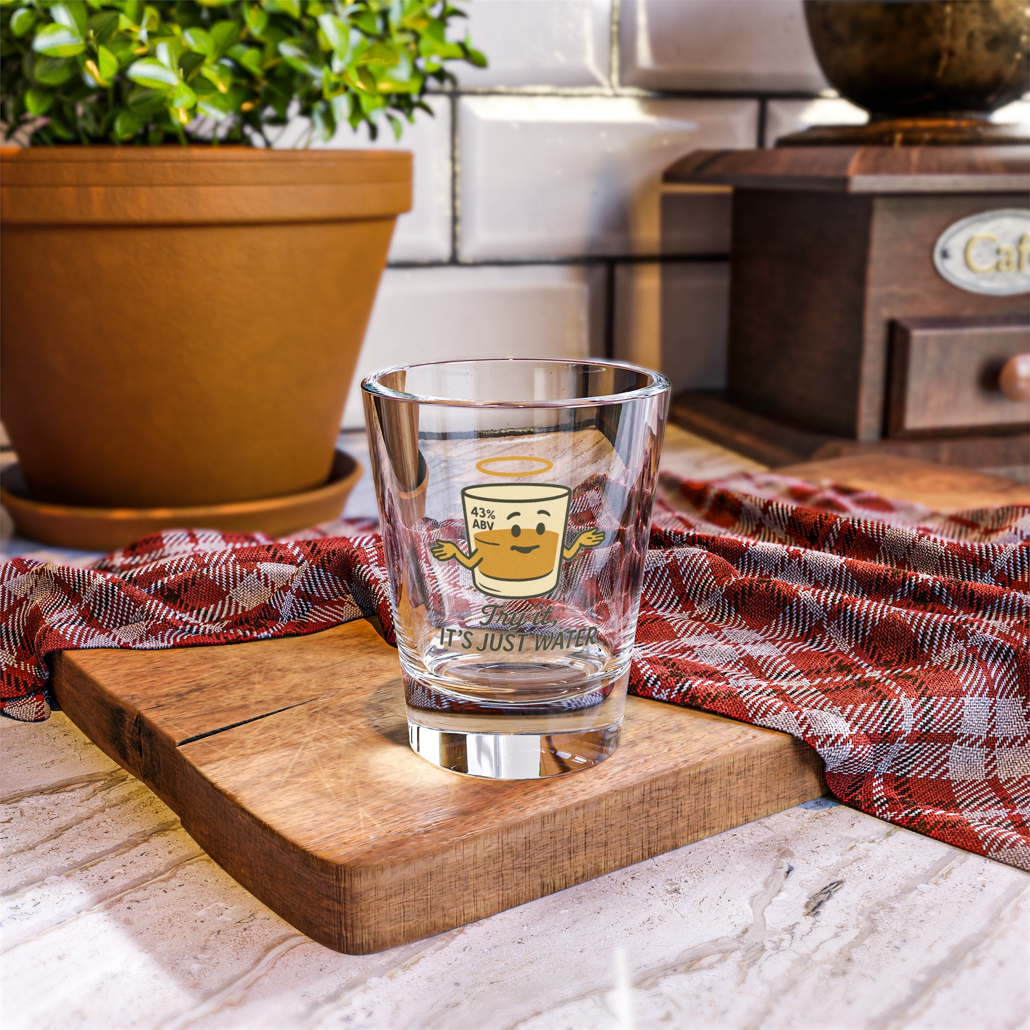 Try it, it is Just Water Shot Glass