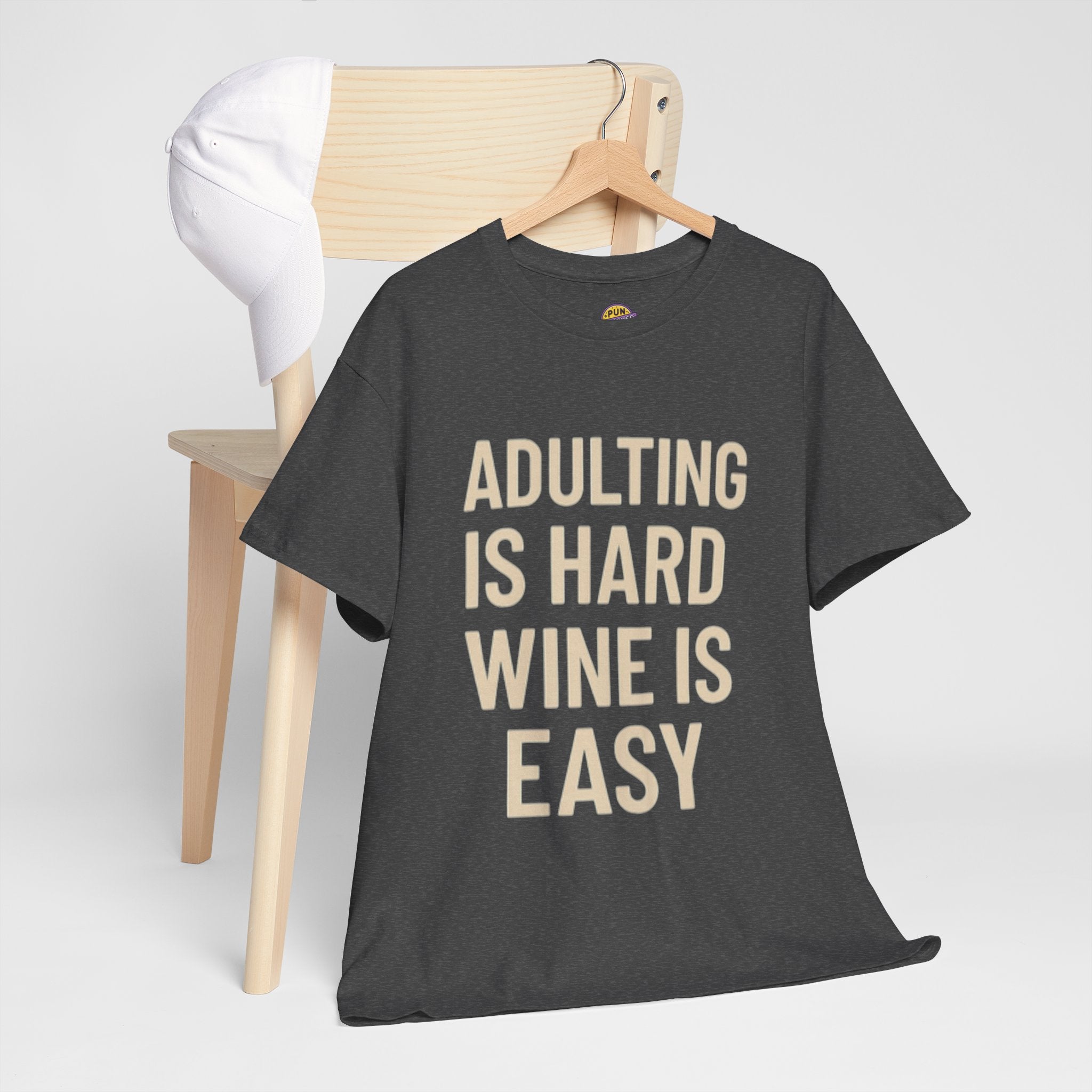 Adulting is Hard, Wine is Easy T-Shirt