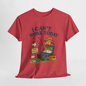 I Can't Work Today My Arm is in a Cast Fishing T-Shirt