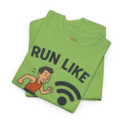 Run Like There’s Free WiFi at the Finish Line T-Shirt