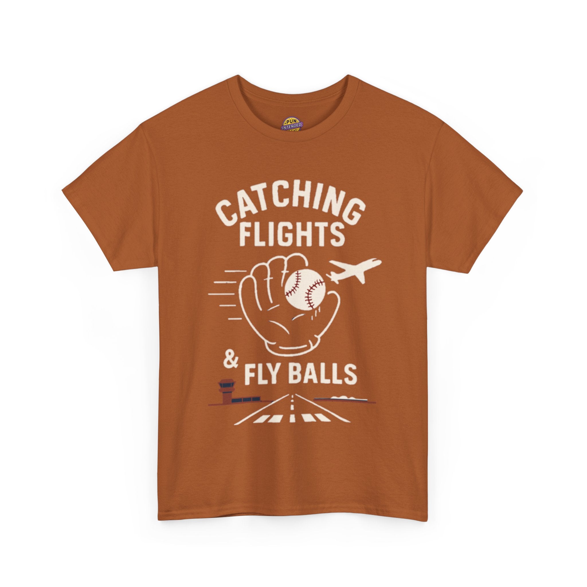 Graphic Tee - Catching Flights & Fly Balls