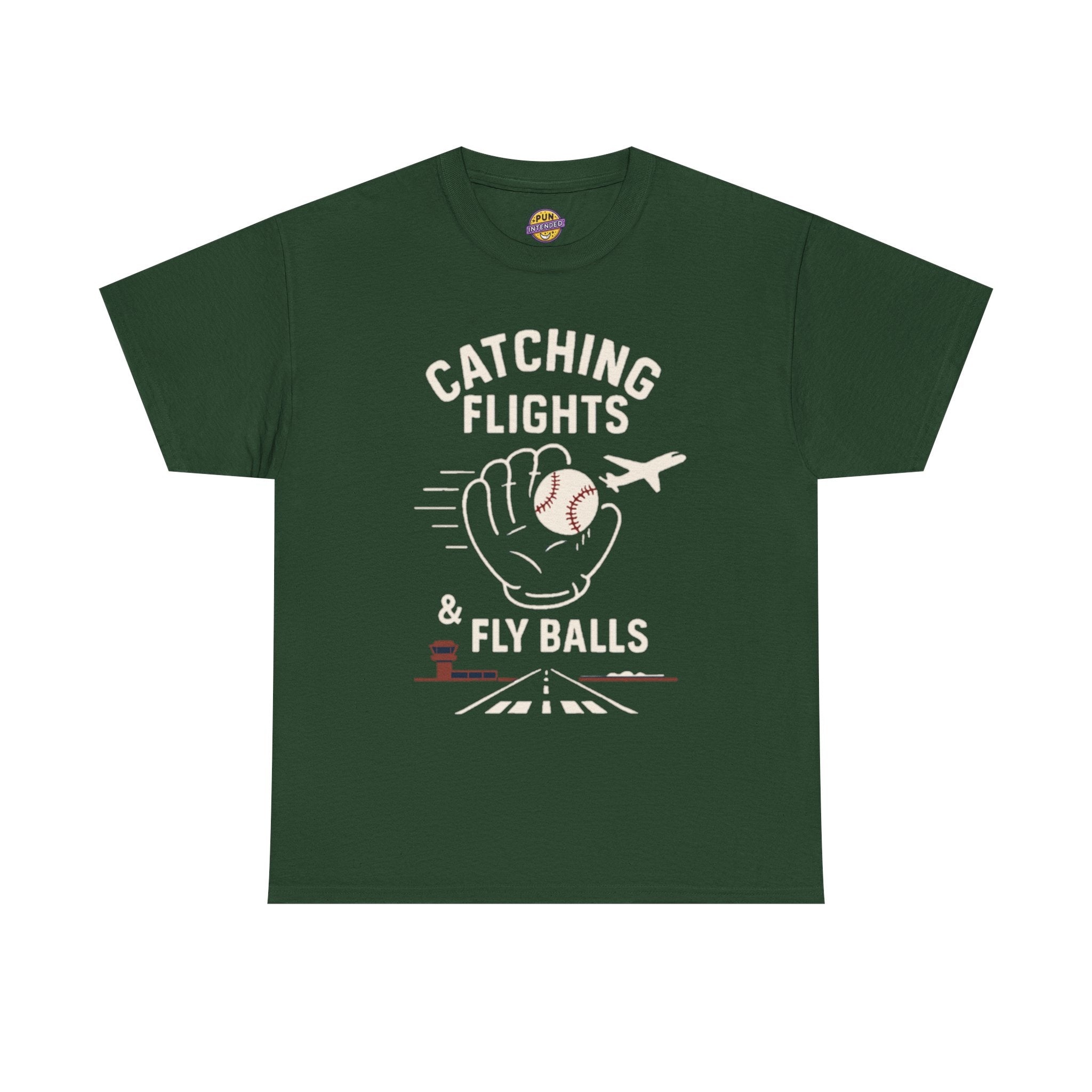 Graphic Tee - Catching Flights & Fly Balls