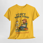 I Can't Work Today My Arm is in a Cast Fishing T-Shirt