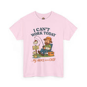 I Can't Work Today My Arm is in a Cast Fishing T-Shirt