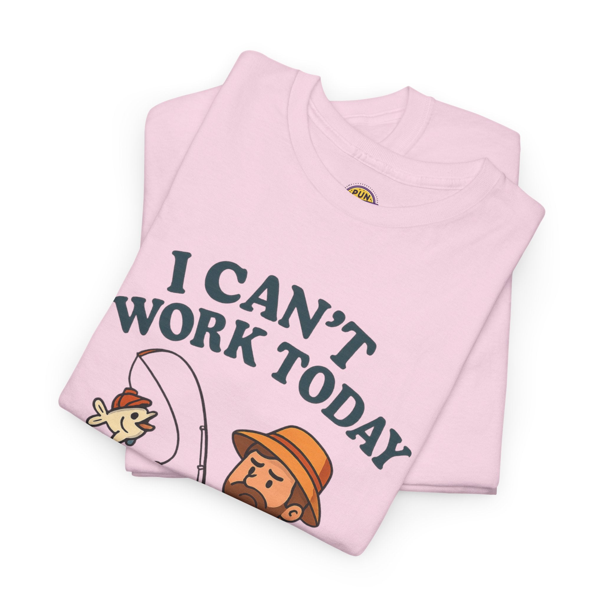 I Can't Work Today My Arm is in a Cast Fishing T-Shirt