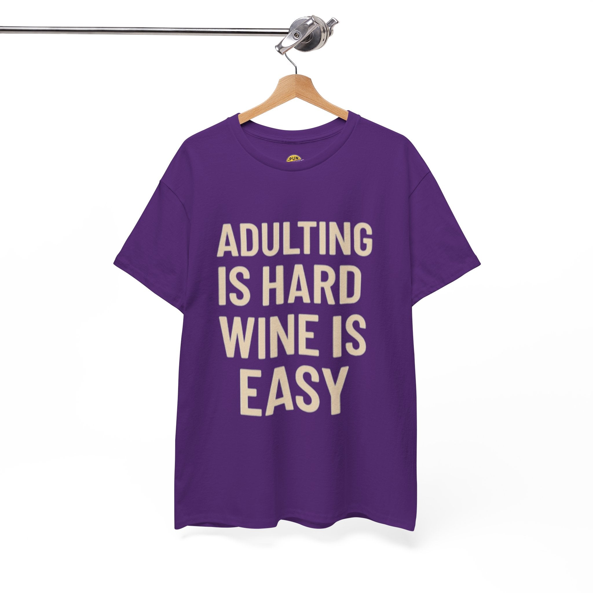 Adulting is Hard, Wine is Easy T-Shirt