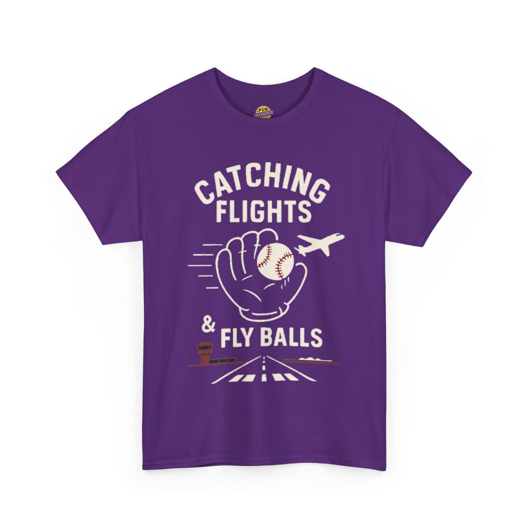 Graphic Tee - Catching Flights & Fly Balls
