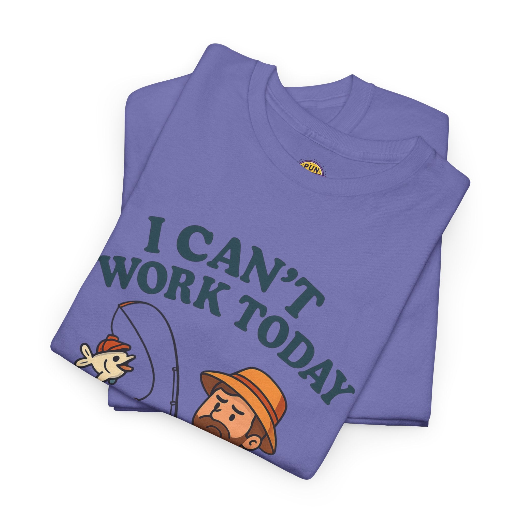 I Can't Work Today My Arm is in a Cast Fishing T-Shirt