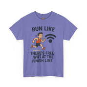 Run Like There’s Free WiFi at the Finish Line T-Shirt