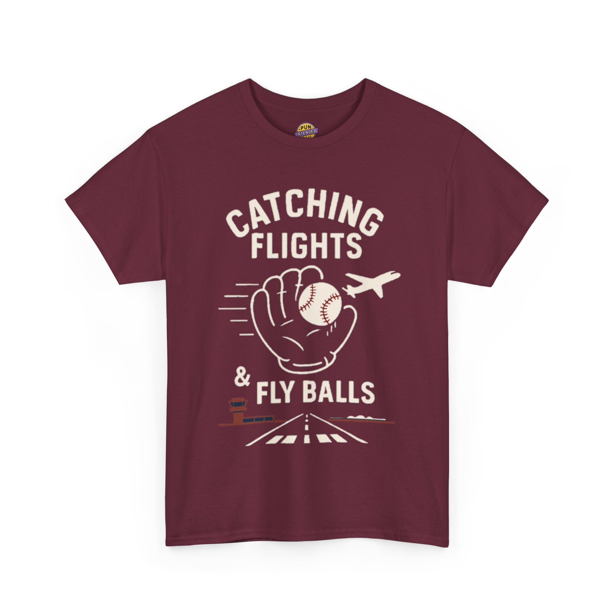 Graphic Tee - Catching Flights & Fly Balls