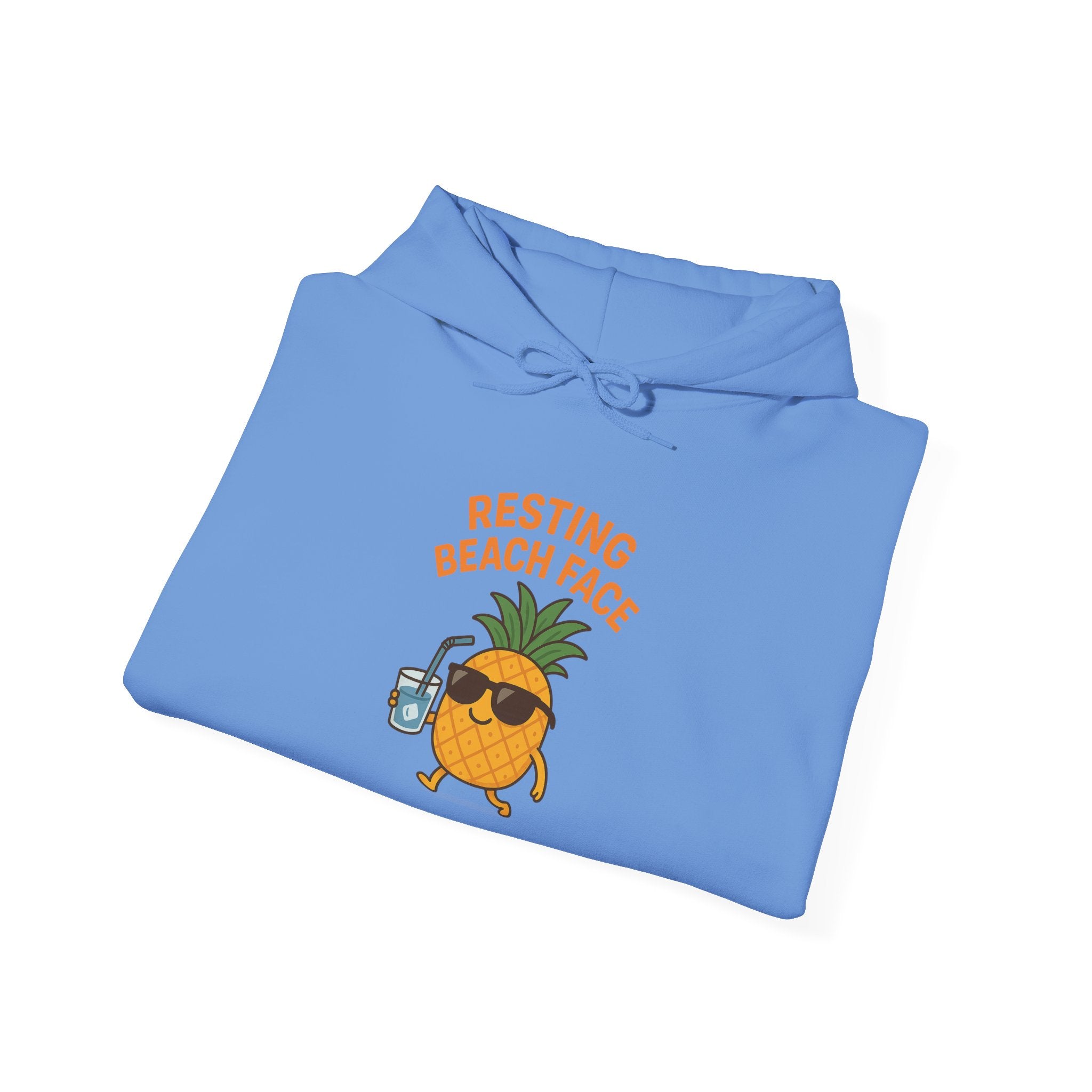 Resting Beach Face Hoodie