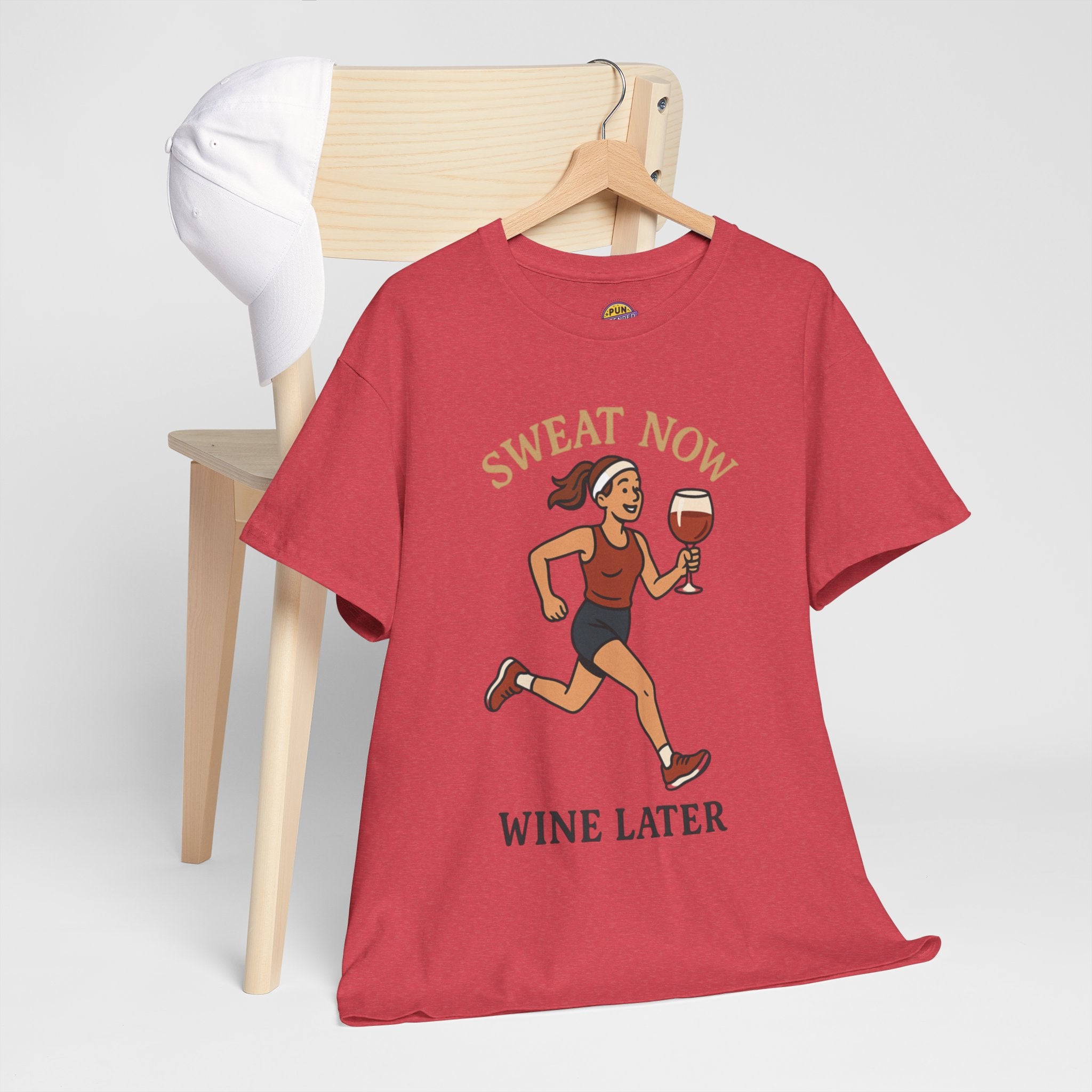 Sweat Now Wine Later T-Shirt