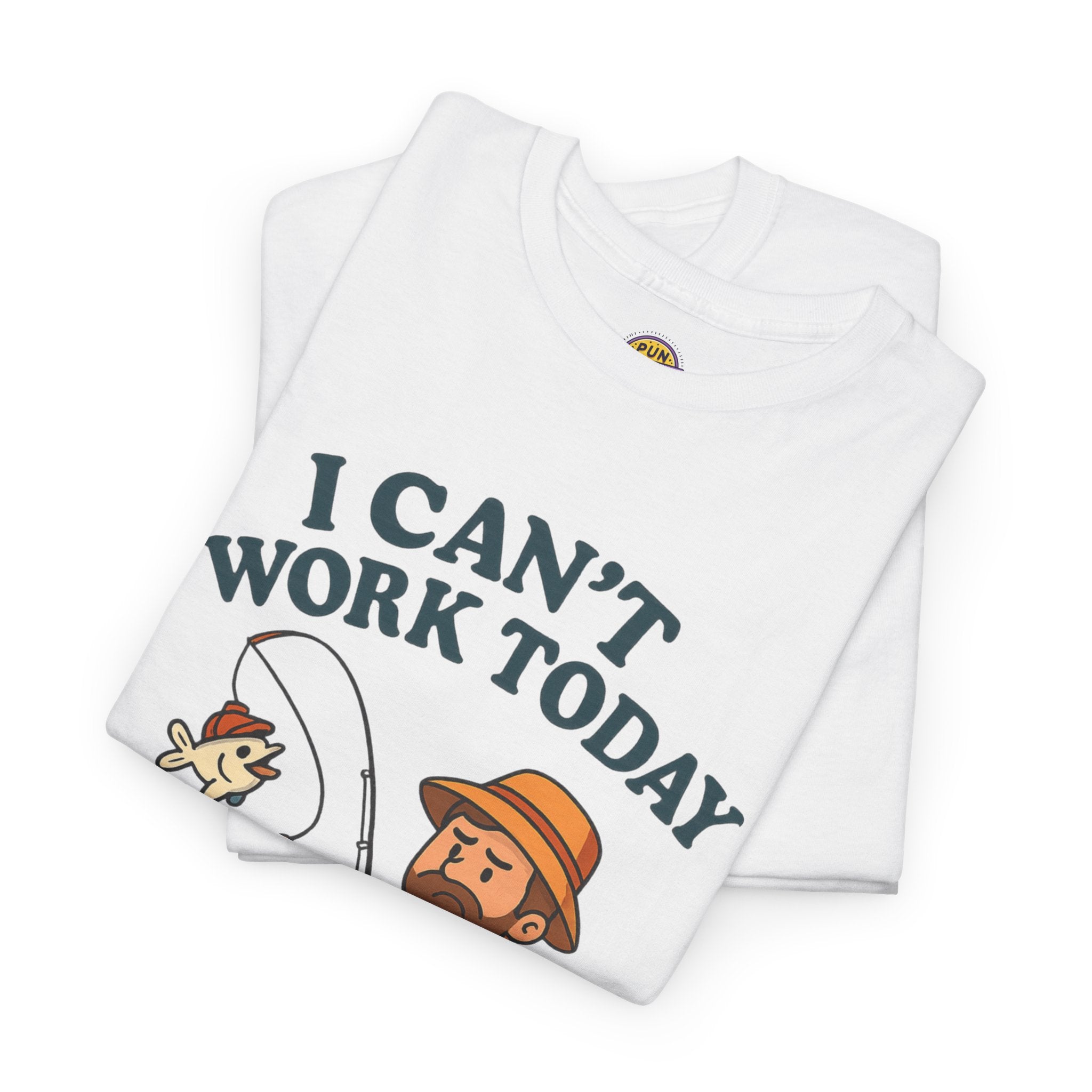 I Can't Work Today My Arm is in a Cast Fishing T-Shirt