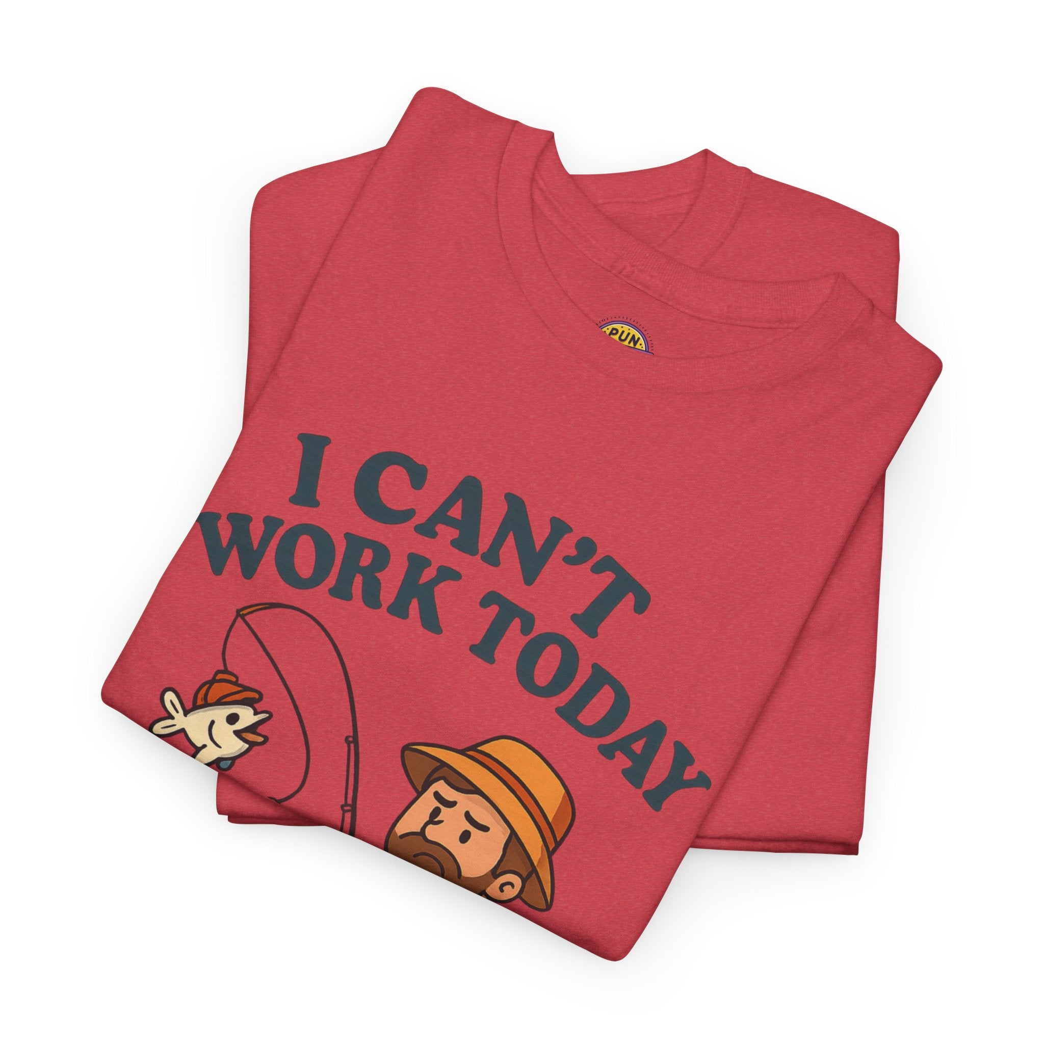 I Can't Work Today My Arm is in a Cast Fishing T-Shirt