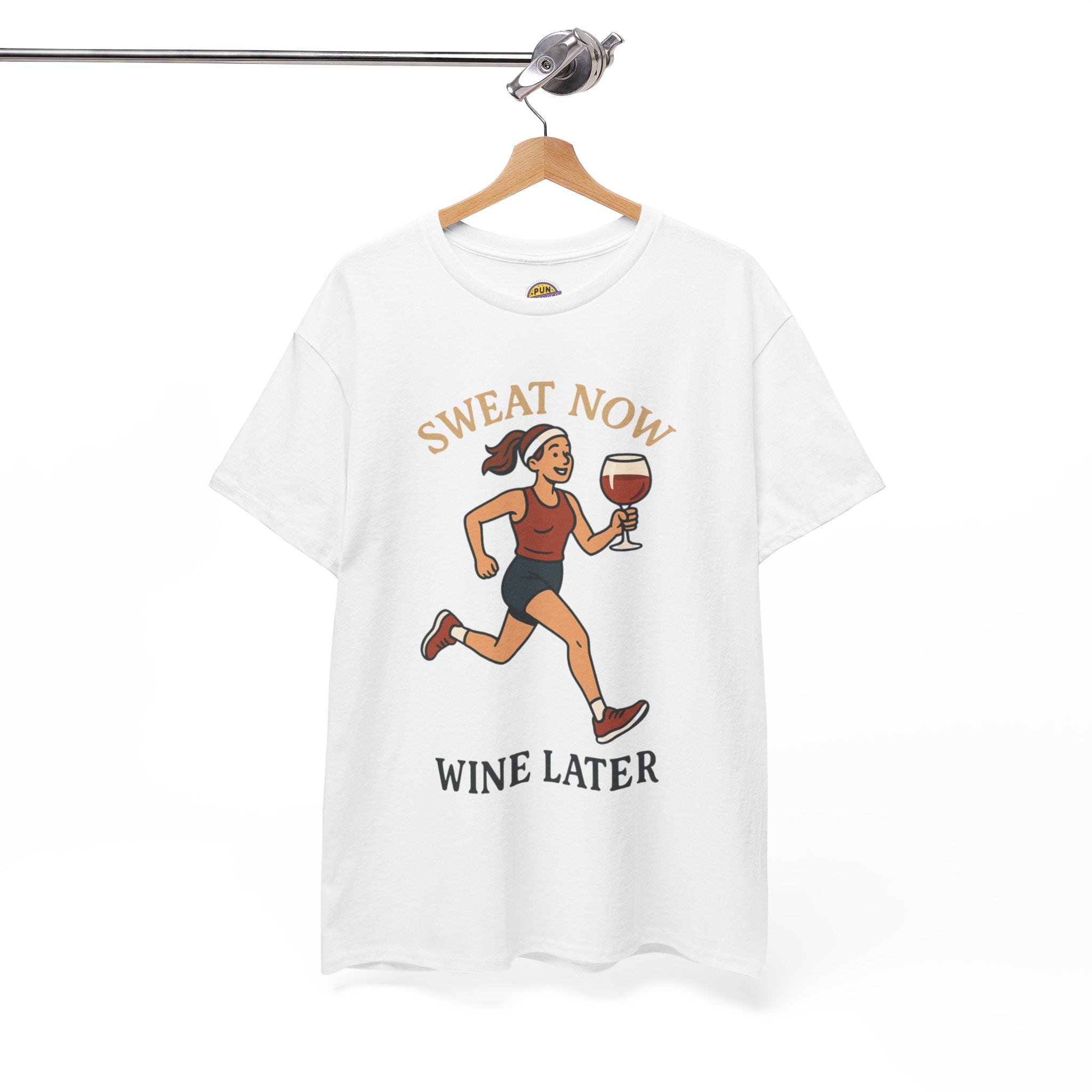 Sweat Now Wine Later T-Shirt