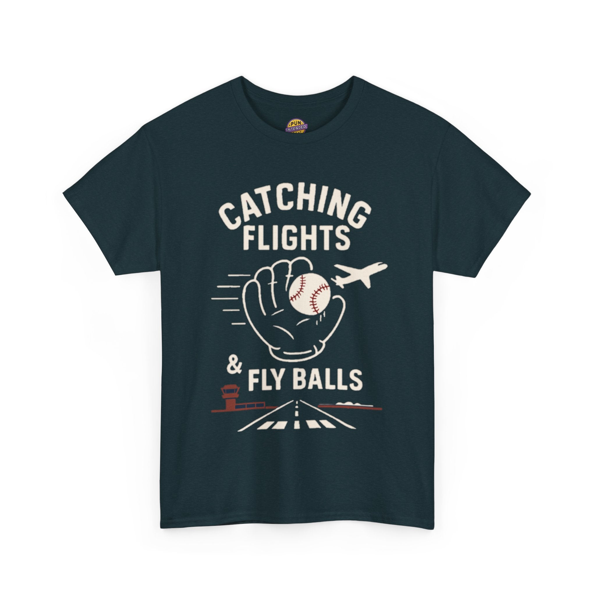 Graphic Tee - Catching Flights & Fly Balls