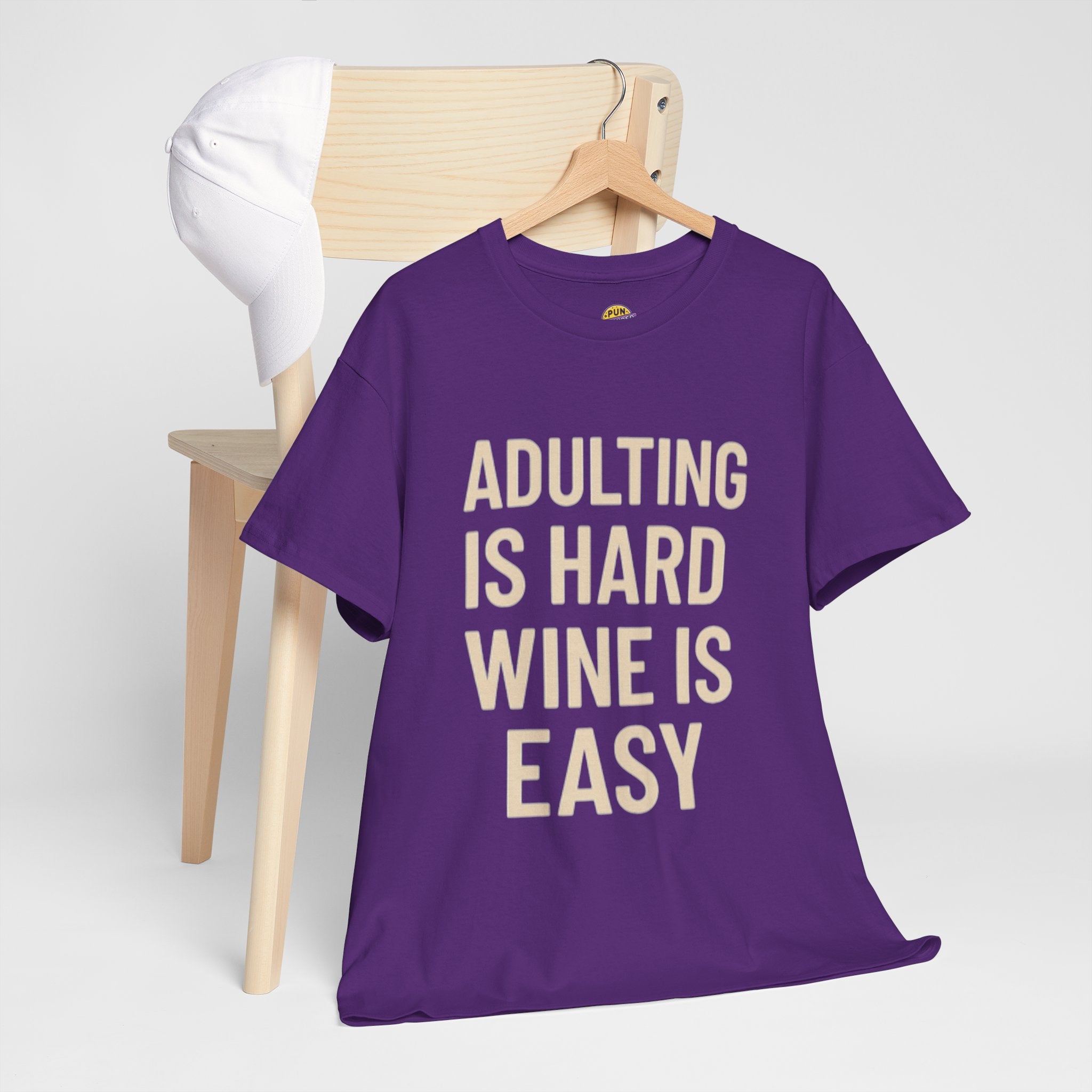 Adulting is Hard, Wine is Easy T-Shirt