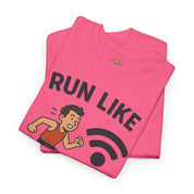 Run Like There’s Free WiFi at the Finish Line T-Shirt