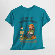 I Can't Work Today My Arm is in a Cast Fishing T-Shirt