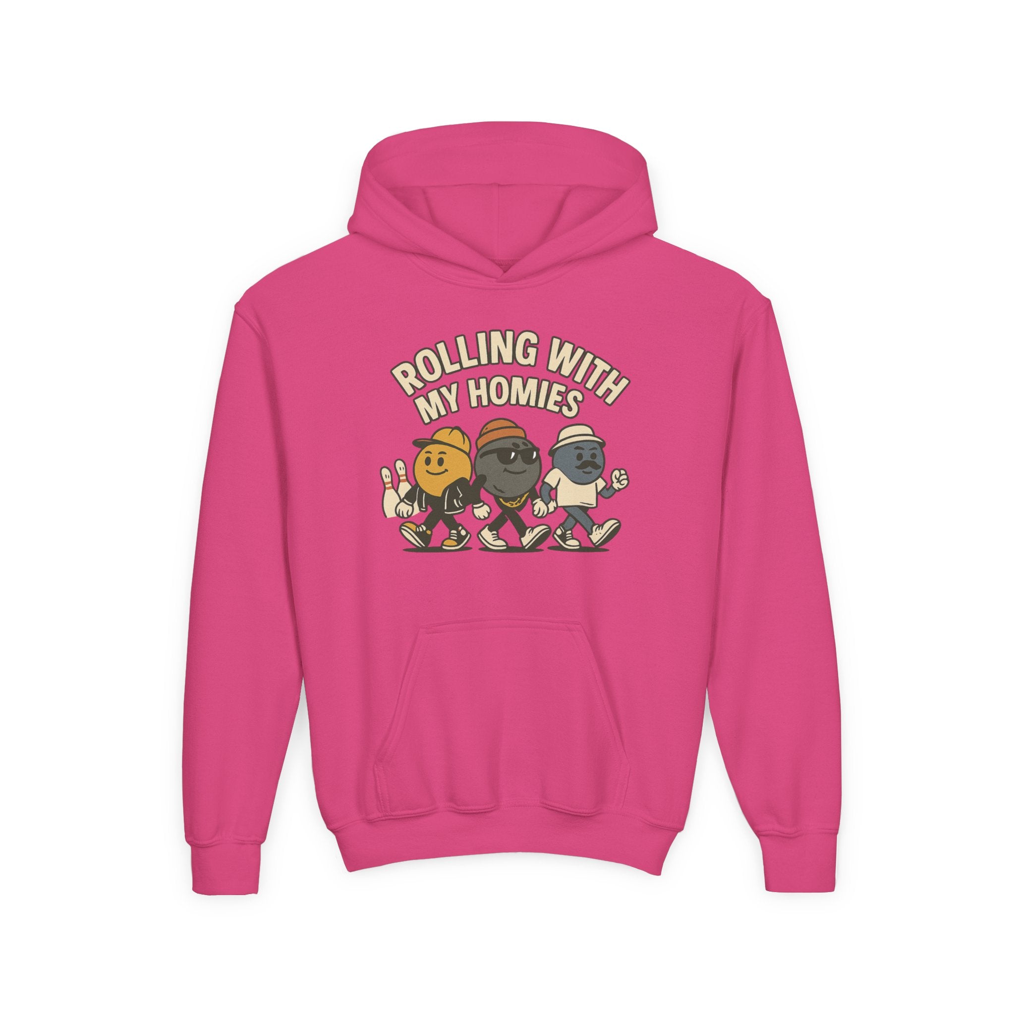 Rolling With My Homies Childrens Hoodie