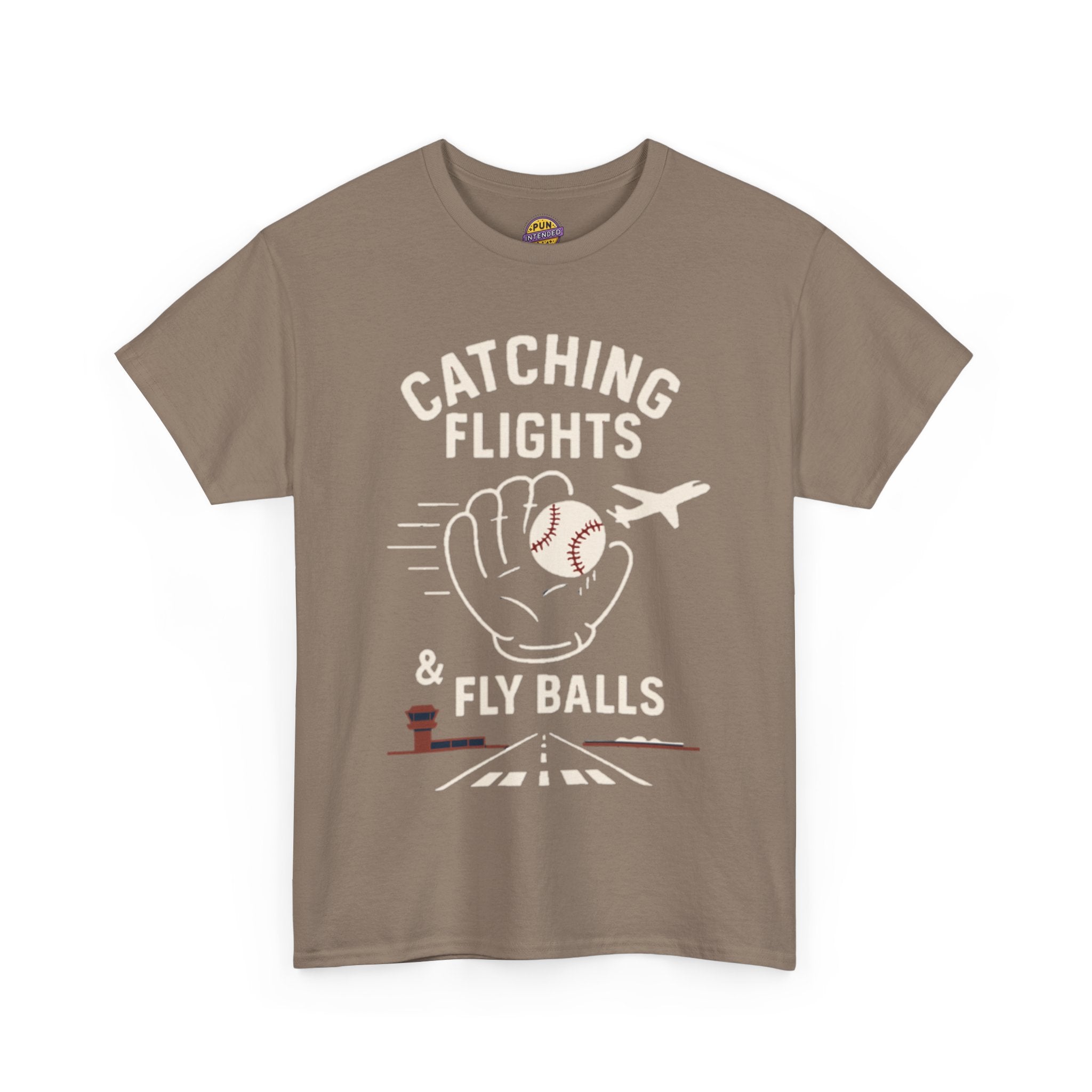 Graphic Tee - Catching Flights & Fly Balls