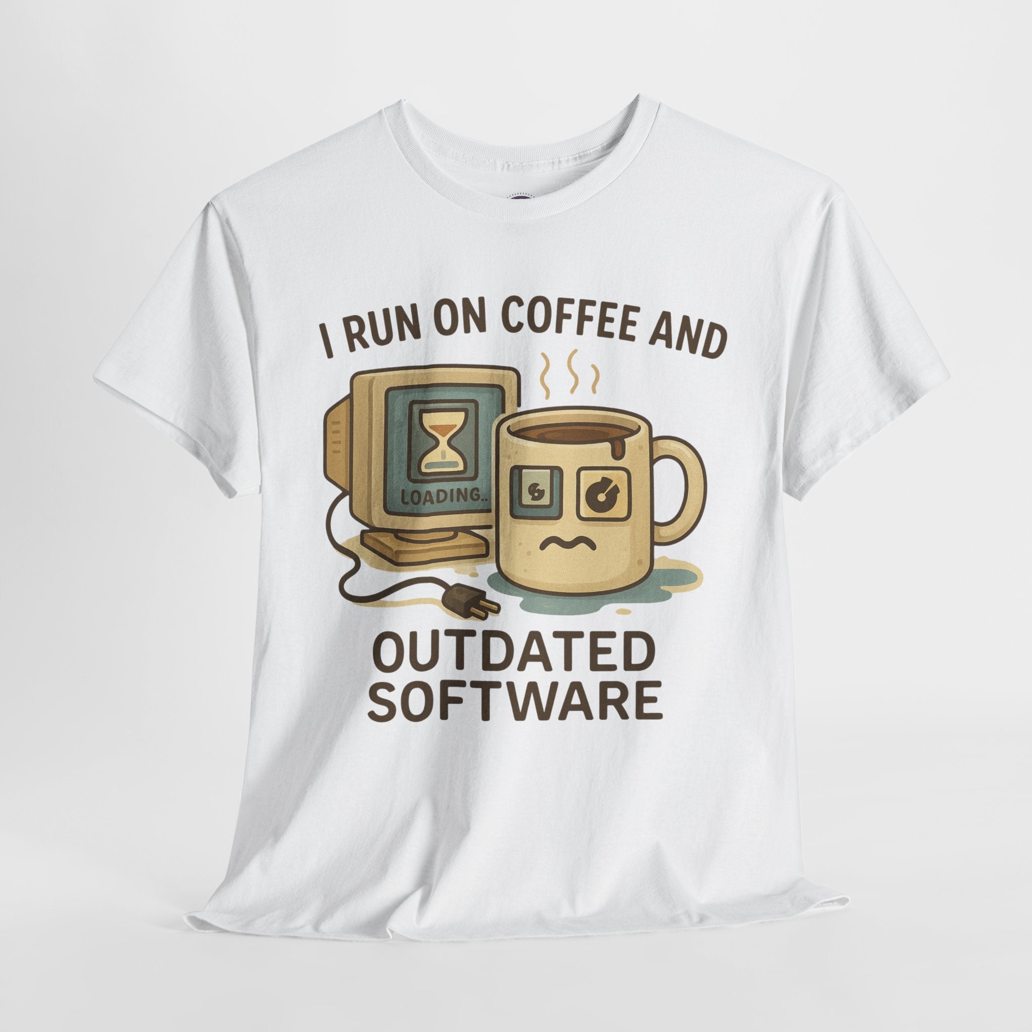 I Run on Coffee and Outdated Software T-Shirt